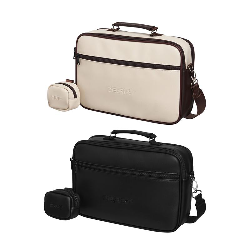 Túi Degrey Simili kiểu ngang, Cặp da đeo chéo đựng ipad, Túi Đeo Chéo Nhiều Ngăn Nam Nữ Bag Đeo Vai