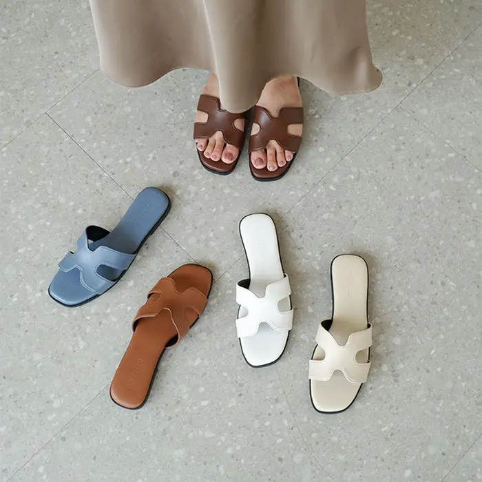 Nakedsol Eden Slides 2.0 (White, Oat, Ocean, Brown, Tan) 1