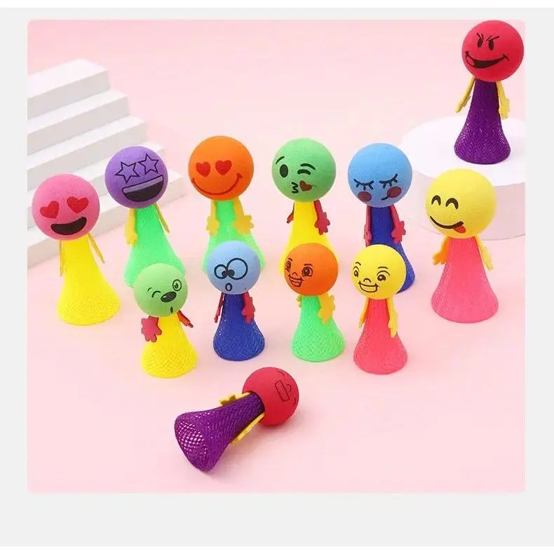 1pc Cute Jumping Doll Spring Toy for Kids Birthday Party Favors Treat Boy Girl Gifts Novelty Toys