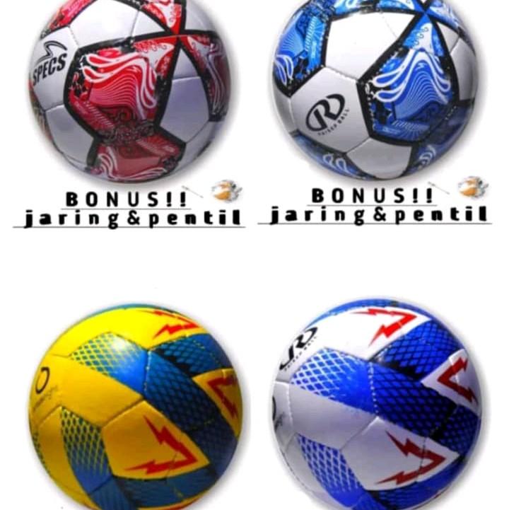 BOLA SEPAK SIZE 5 JAITAN TANGAN BAHAN STANDAR BISA BUAT DEWASA DAN ANAK-ANAK 0