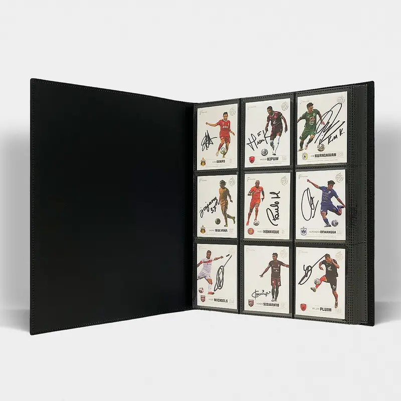 Buku Album 9 Pocket Kartu Koleksi FanGir - Hitam 2
