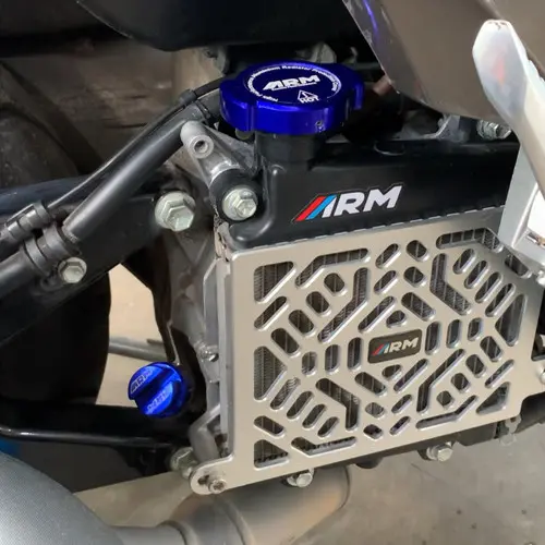 Cover radiator ARM full cnc pcx adv vario 125 / 150 / 160 nmax aerox pattern design cyber arumi motoparts engine motorcycle Probolt 5