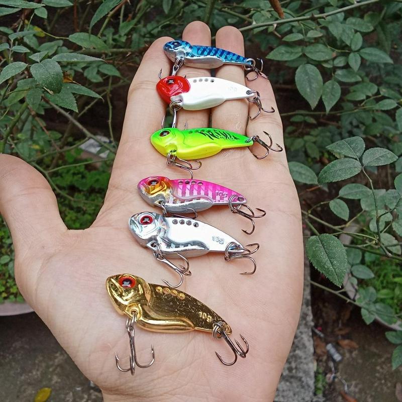 Mồi câu lure cá sắt VIB đầu tròn 7g,10g,12g mồi lure cá lóc, có 6 màu siêu nhậy 2