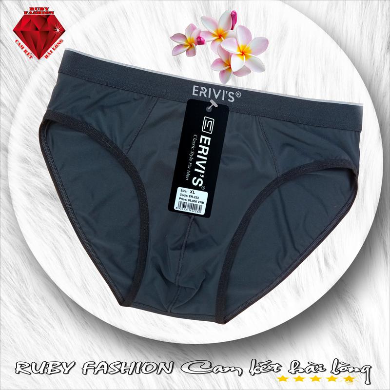 Set 5 chiếc quần sịp nam, quần lót nam Erivis, Chất liệu thun lạnh cao cấp, co giãn 4 chiều, hàng Việt Nam chất lượng cao 5