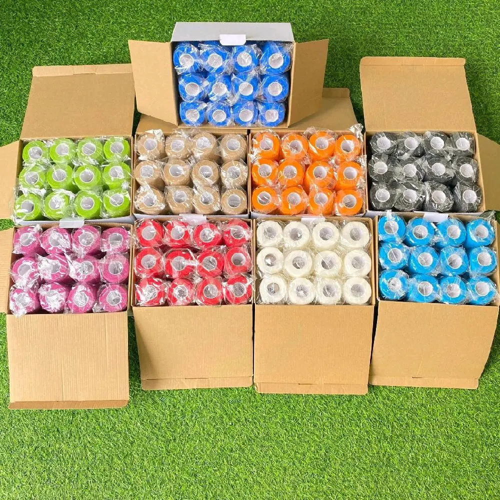 combo 60 cuộn băng keo thể thao băng quấn cổ chân cổ tay bản 5cm