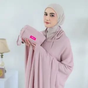 Mukena Traveling Dewasa Renda 2in1 Jumbo Katun Rayon Premium NELULA