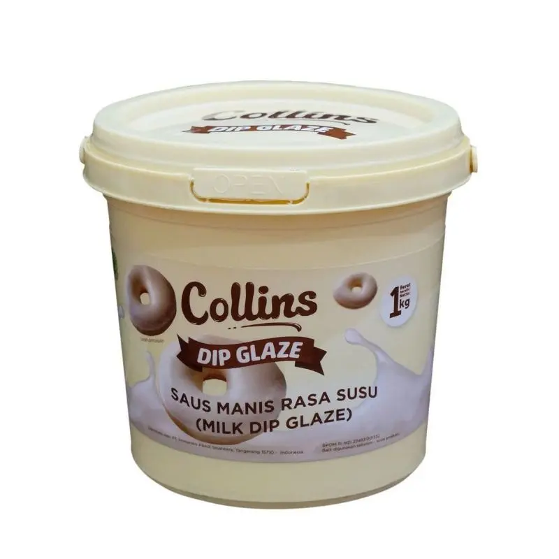 [KALIMANTAN] COLLINS DIP GLAZE DAN CRUNCHY 1 KG ANEKA RASA Manis Selai Halal BPOM 3