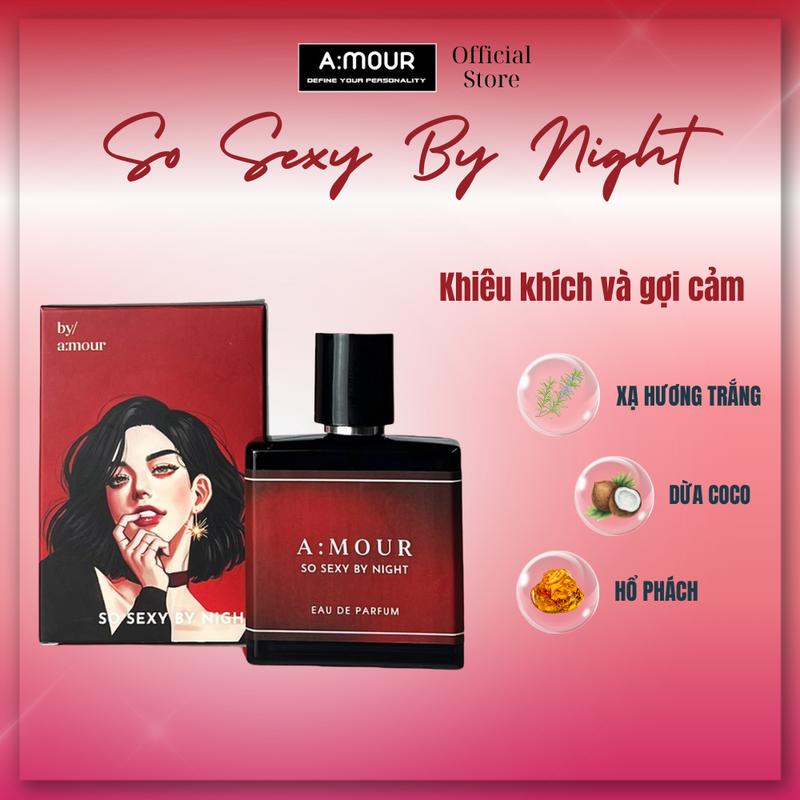 [Mua 2 tặng 1 chiết 2ml] Nước Hoa Nữ Amour 30ml Nguyên Liệu Nhập Pháp Hương Thơm Quyến Rũ, Bí ẩn, Gợi Cảm - Dạng Xịt Perfume Xịt Thơm Cosmetic