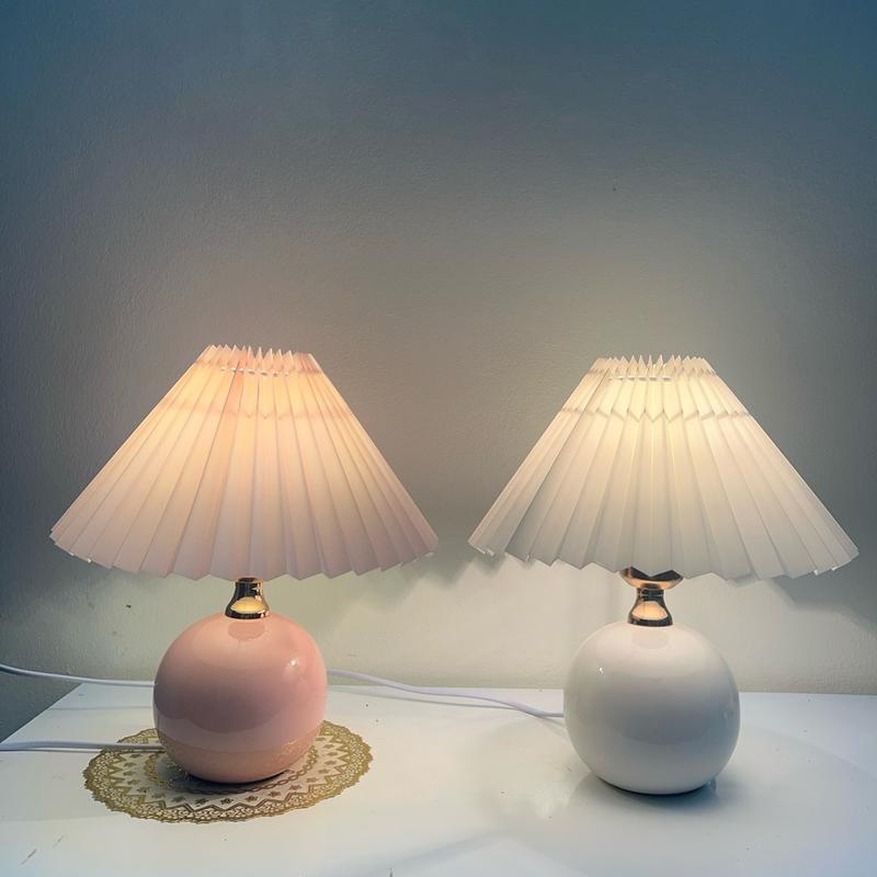 đèn bàn giá rẻ . đèn thân sứ .đèn xếp ly decor trang trí nhà cửa 0