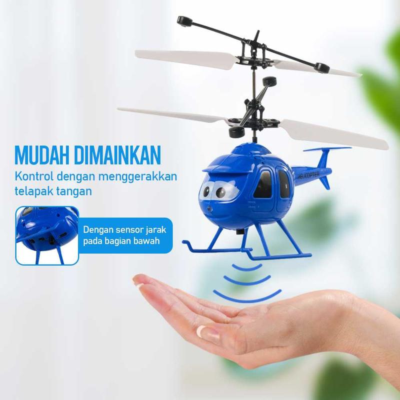 Mainan Helikopter Anak-Anak dengan Kontrol Sensor - HJ-8188 3