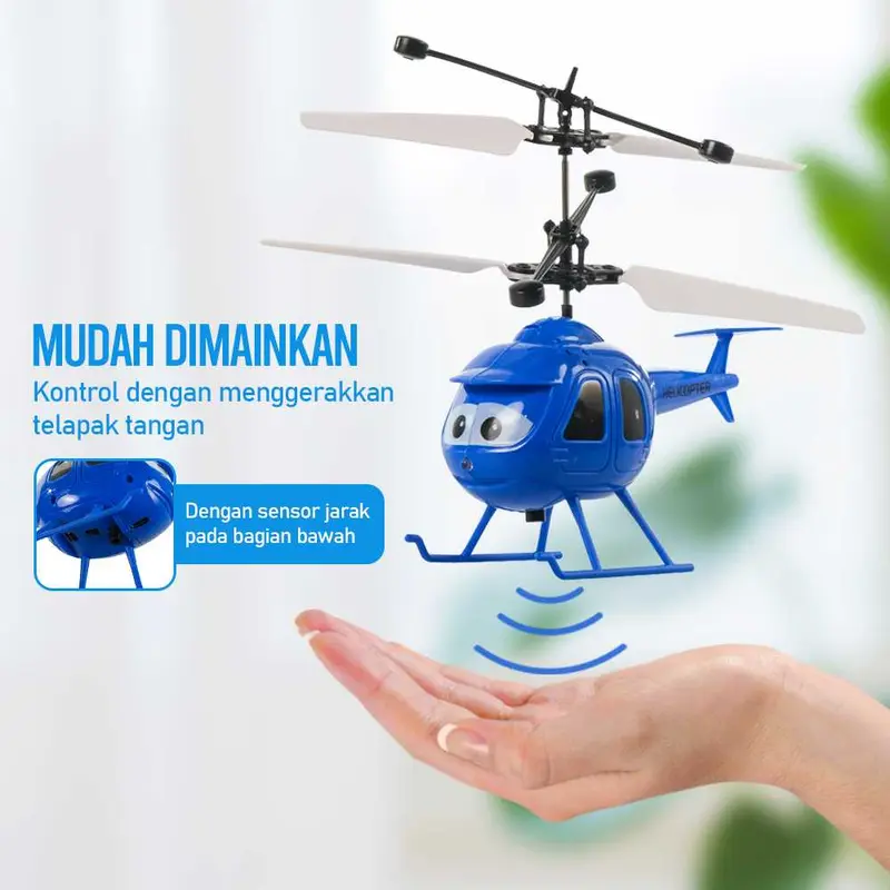Mainan Helikopter Anak-Anak dengan Kontrol Sensor - HJ-8188 3