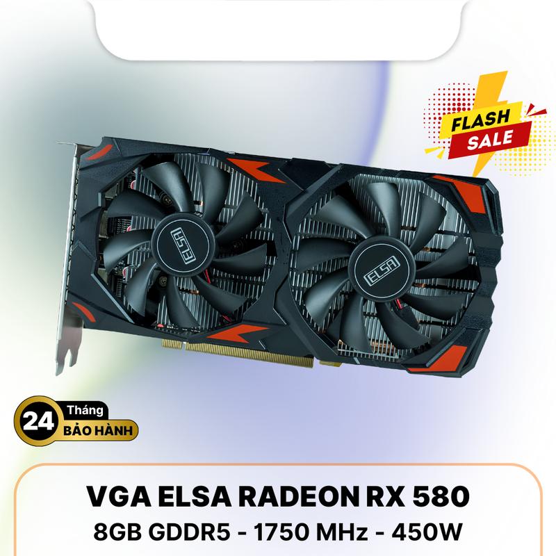 Card màn hình ELSA Radeon RX 580 Dual (8GB - GDDR5 - 1750 MH - TikTok ...