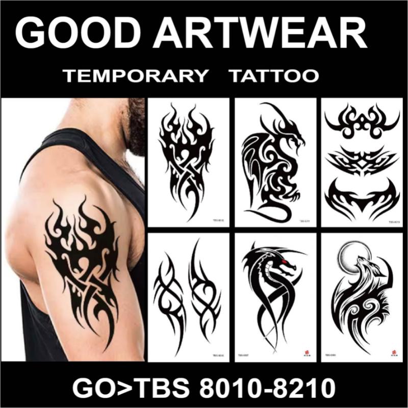 Product Introduction of Colorful Tattoo Stickers, Small Arm Waterproof Tattoo Stickers, Symbols, Totem Tattoo Stickers, Temporary Tattoos, 0