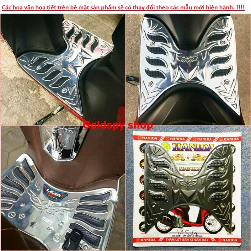 THẢM ĐỂ CHÂN INOX CÁC LOẠI XE ( VISION, LEAD, SH MODE, SH )