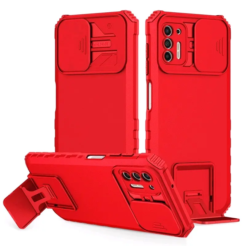 Casing OPO A1K A5S A12 A11K A7 F9 A3S A15 A15S A16 A54 A5 2020 A92020 A76 A96 Reno5 Reno64G Case Standing Auto Fokus Protector Kamera Belakang 4