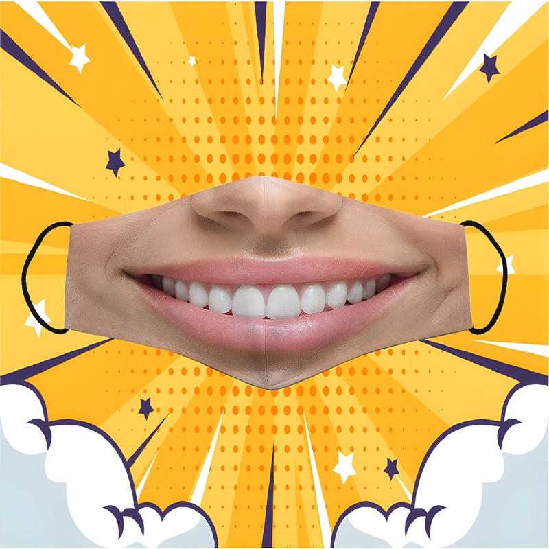 Khẩu Trang Cô Gái Cười Tươi Như Hoa Dành Cho Nữ Giá Rẻ Phụ Kiện Accessories Che Mặt Mask