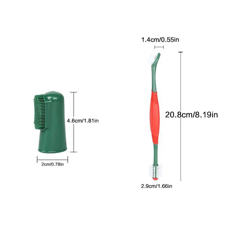 Product Introduction of 1pc Pet Toothpaste Toothbrush Set 360° Cat Dog Dental Cleaning Supplies Pet Oral Brush Clean Y2W1 40