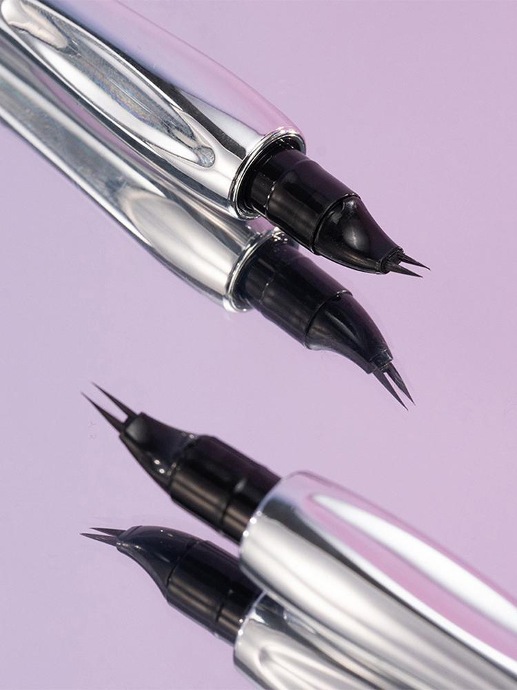 Product Introduction of Curved Eyebrow Pen - 0.8ml Long-Lasting Two-pronged Forked Tip for Women & Girls - Cosmetic Beauty Tool #EyebrowPen #LongLasting #ForkedTip #Makeup #Beauty #Cosmetics 33