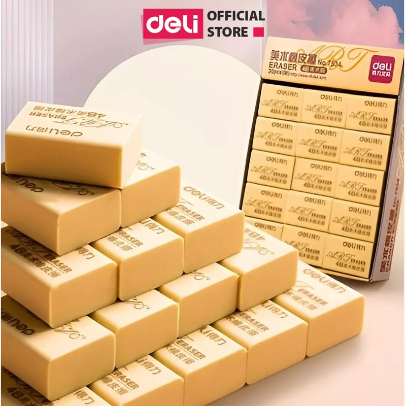 Gôm Tẩy Bút Chì 2B 4B Deli - Tẩy Sạch Sẽ, Ít Vụn, Không Mòn Giấy - Phù Hợp Cho…