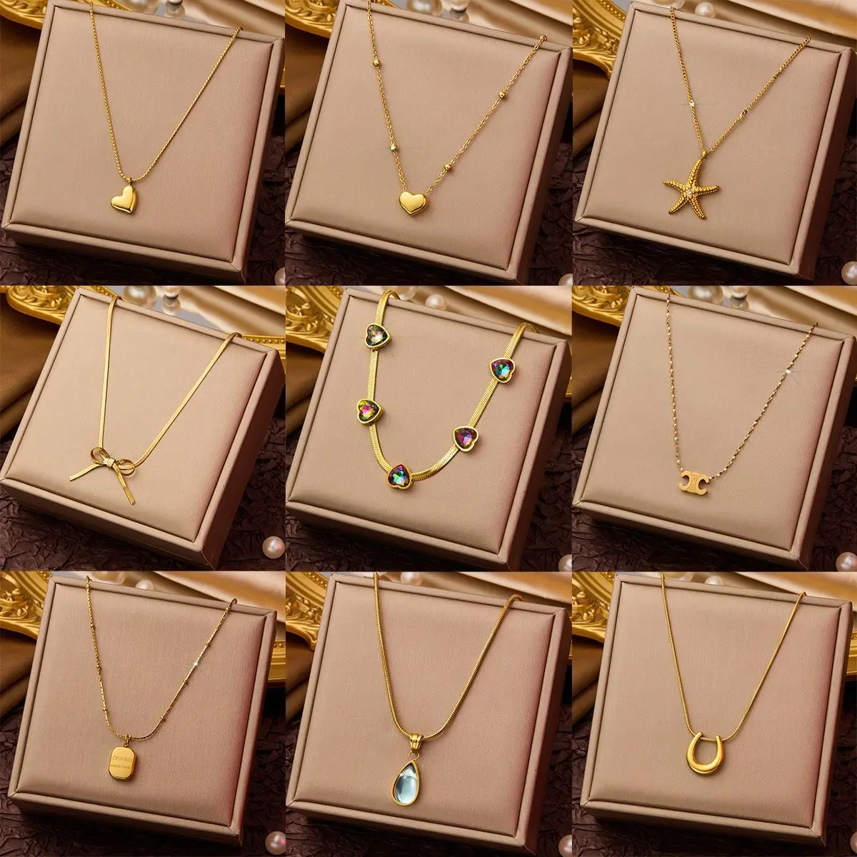 Vòng Cổ Thép Titan, Loại Mới Bán Chạy Nhất, Dành Cho Nữ, Trang Trí Thời Trang, Làm Bằng Thép Không Gỉ, Thích Hợp Cho Mùa Hè Women Chain Dây Chuyền Jewelry