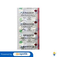 Gambar SIMVASTATIN MULIA 10 MG STRIP 10 TABLET dari Apotek HAR Farma by GoApotik Kota Bekasi 1 Tokopedia
