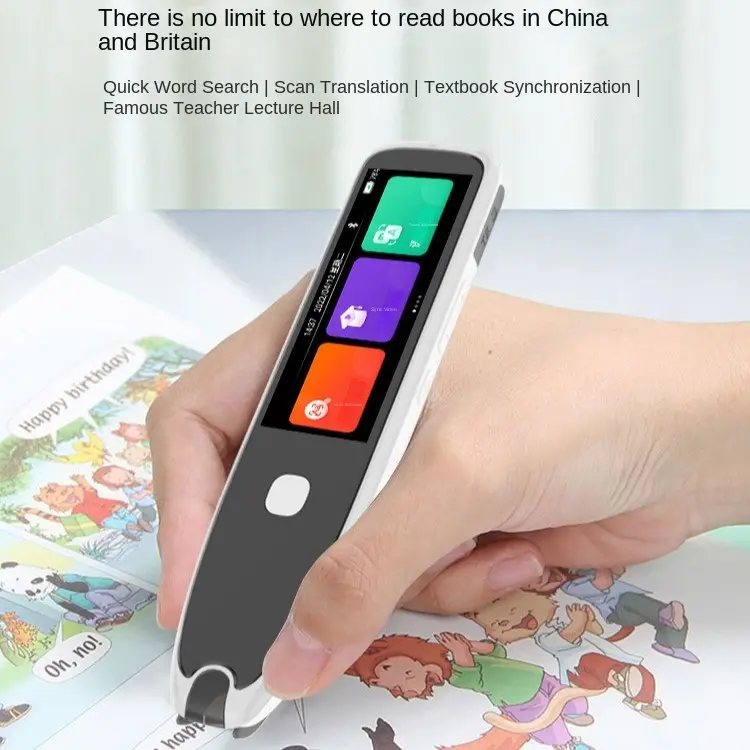 AI Smart Scanning Pen 2.9 Screen Dictionary Pen Offline Universal Translation Pen HD Projection Screen Synchronous Classroom Scanning Pen
