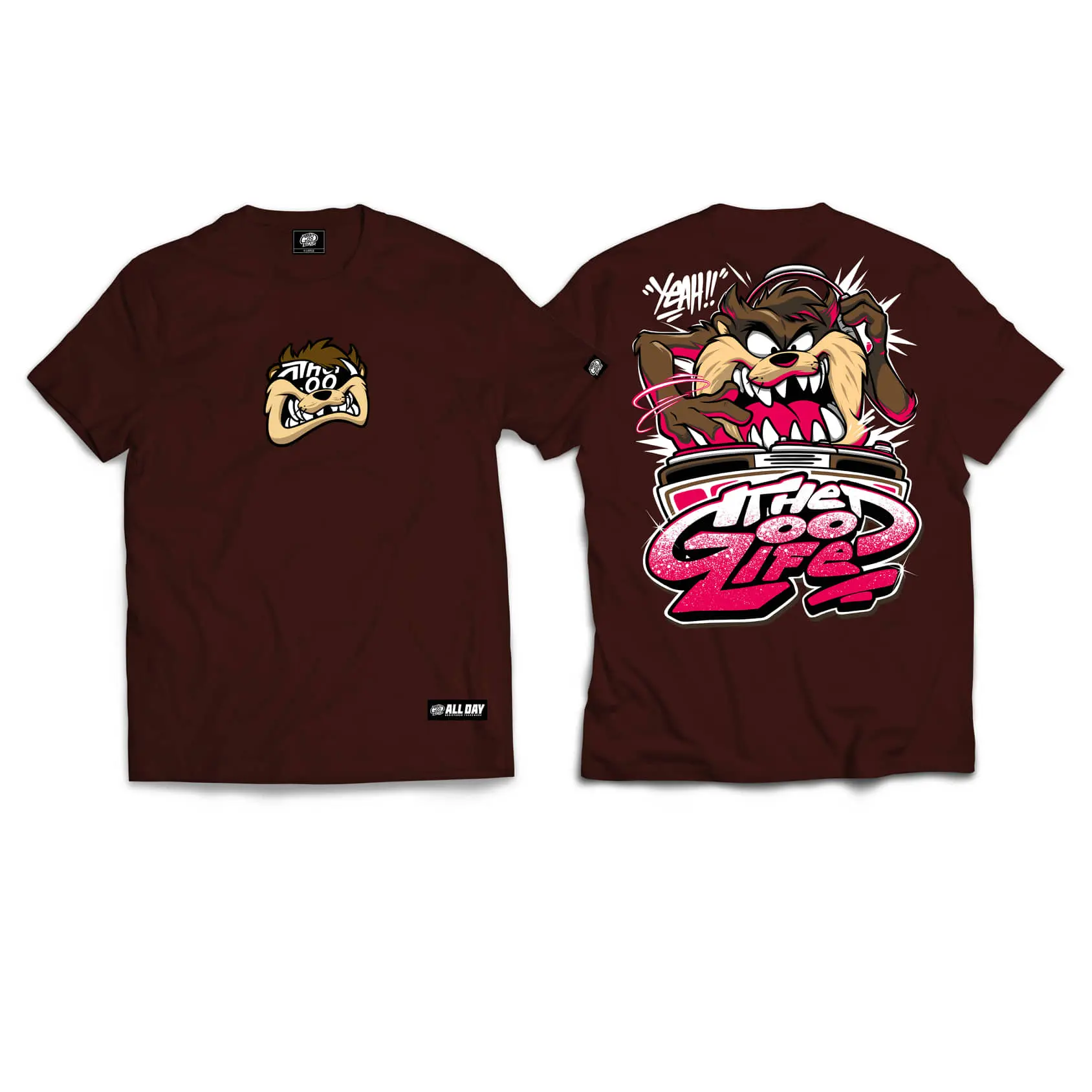 GOODLIFE - TAZZY (CHOCO BROWN) T-SHIRT