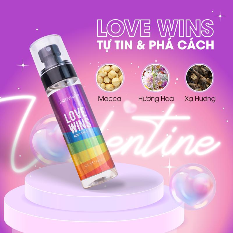 [QUÀ TẶNG KHÔNG BÁN] Body Mist Unisex - Xịt Thơm Toàn Thân Hương Nước Hoa Nam & Nữ Nước Hoa Mùa Hè BODYMISS EHERB Cosmetic Perfume Women 105ml (Chai) 2