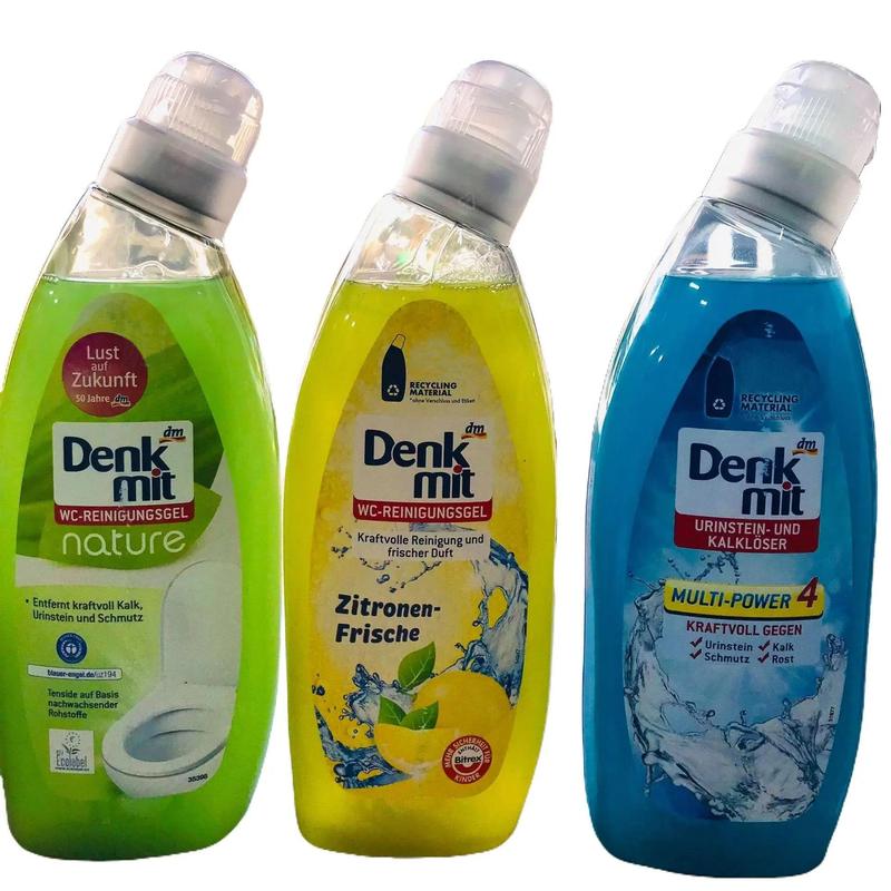 Tẩy bồn cầu, toilet nội địa Đức, mùi dịu nhẹ thanh mát, thành phần an toàn, chai 750ml. Hương Thiên Nhiên Làm Sạch