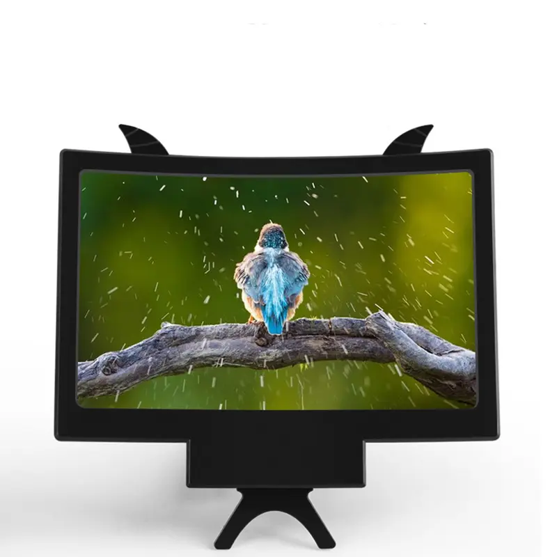 Bộ khuếch đại điện thoại, 10 inch, Đa chức năng, Màn hình lớn, Kính lúp màn hình máy tính bảng, Tương thích với điện thoại di động 2