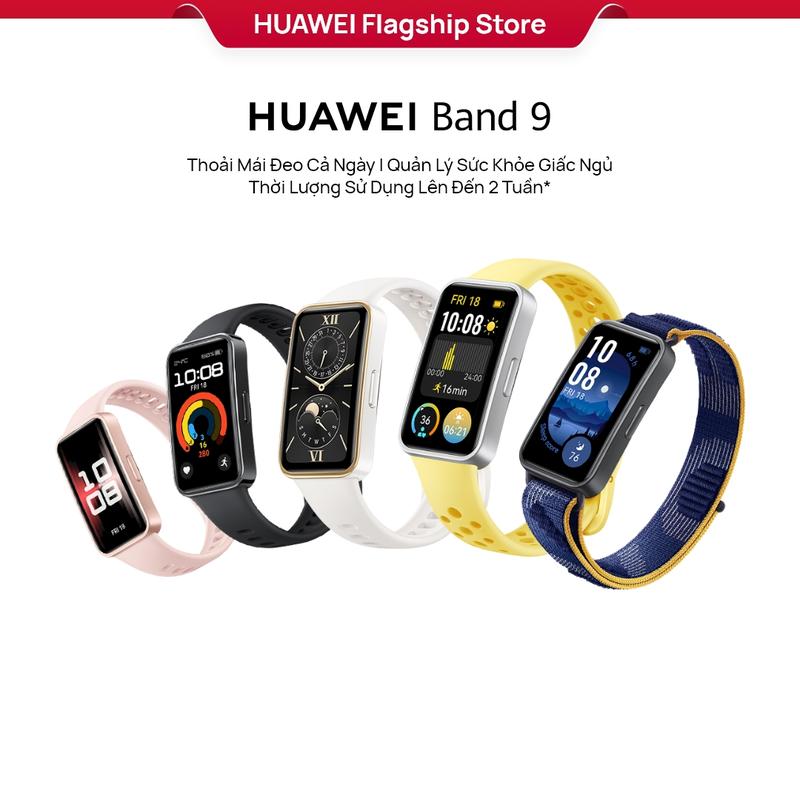 Vòng Đeo Tay Thông Minh | HUAWEI Band 9 Thoải Mái Đeo Cả Ngày | Quản Lý Sức Khỏe Giấc Ngủ | Thời Lượng Sử Dụng Lên Đến 2 Tuần | Tai nghe bluetooth | Smartwatch Đồng Hồ Thông Minh Đồng Hồ Sim