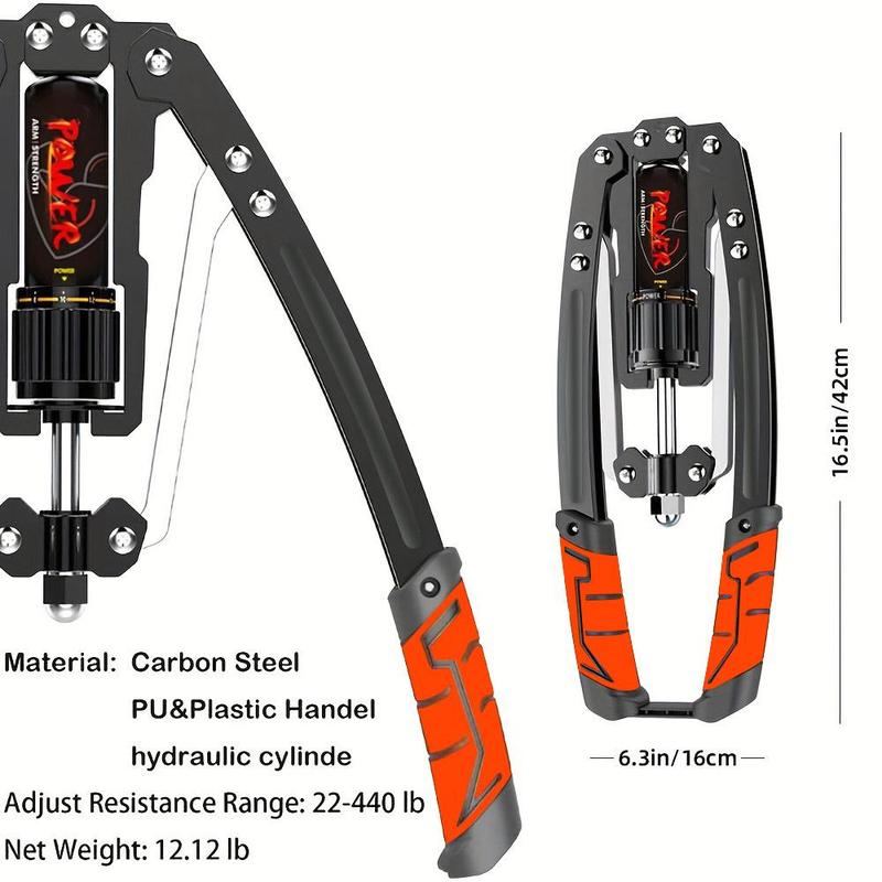 Hand Grip Strength Trainer, 20-200kg Arm Strength Trainer, Chest Expander, Grip Strength Exercise Accessories, Fitness Equipment, At Home Gym Equipment 1