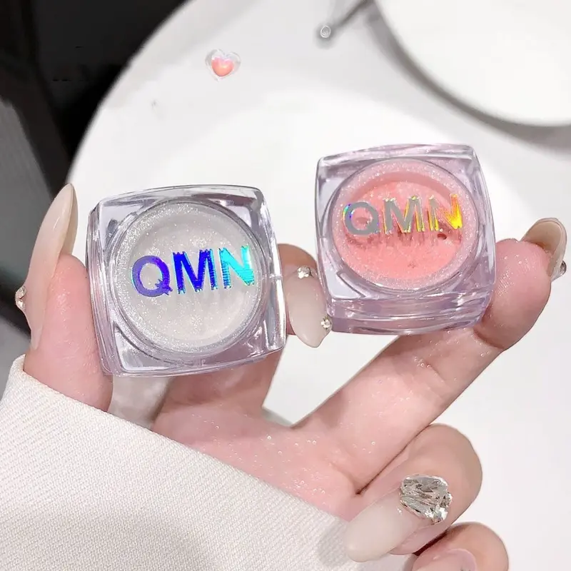 Phấn ánh Đơn Sắc MÀU, Bảng Phấn Tạo Khối, Phấn Mắt Làm Sáng, Lông Mi Tơ Tằm Lấp Lánh Khoai Tây Nghiền, QMN, 3D 2