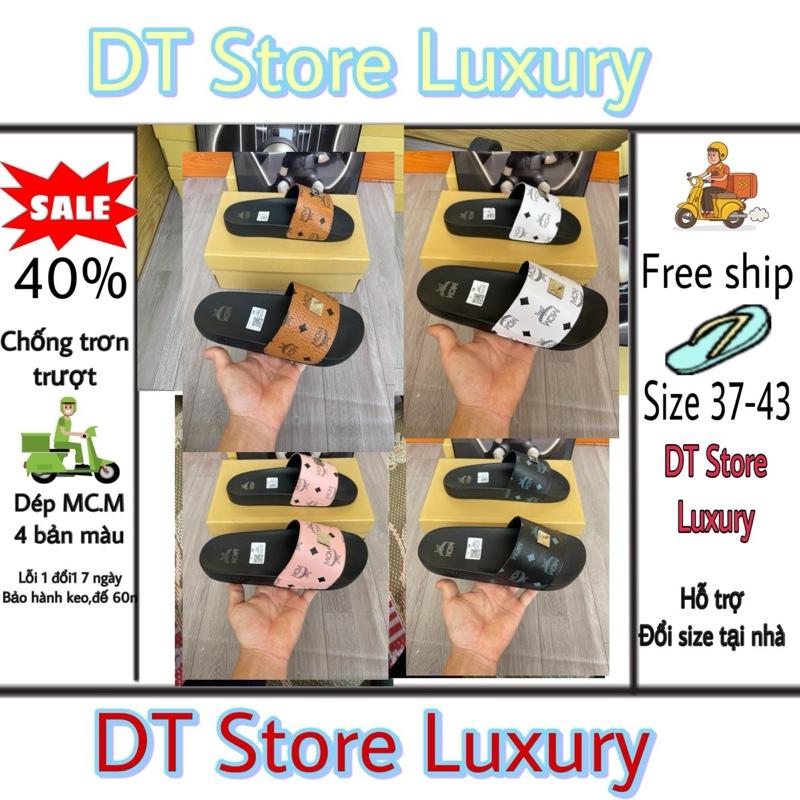 Dép M.C.MM nam nữ bản cao cấp 4 màu đính móc hợp kim MC đế cao su non  DéP Slipper 0