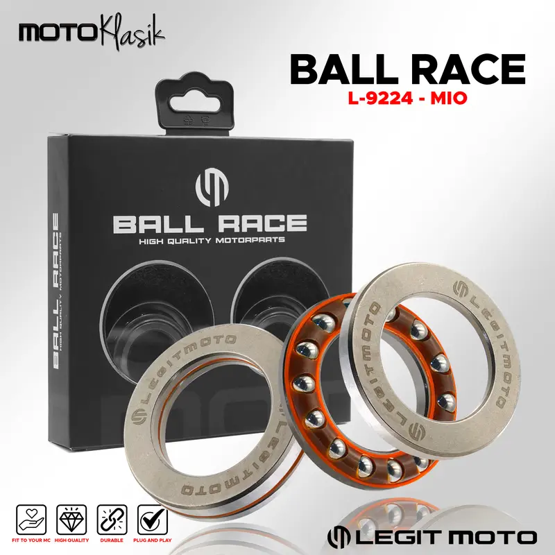 Ball Races Kit Ball Race kit Honda Click 125, Click 150 v1 & v2, BEAT fi & carb ...