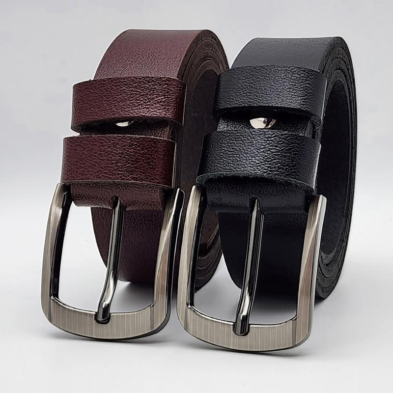  Thắt lưng nam da bò nguyên tấm DHM-577 | Mặt khóa kim laze xám tro | Bảo hành 12 tháng 