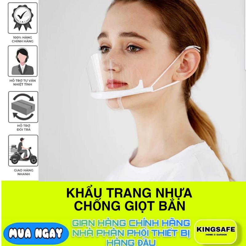 KHẨU TRANG NHỰA KINGS CHỐNG GIỌT BẮN , NGĂN NGỪA NƯỚC BỌT , AN TOÀN VỆ SINH