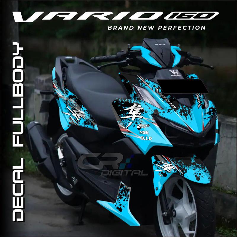 Decal Vario 160 Motif Hayabusa Jepang  +Bonus Laminasi glossy/doff 4