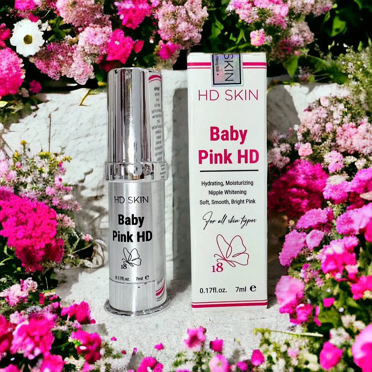 Baby Pink HD - Hồng Hào Sắc Xuân ( kem dưỡng hồng BiTi 7ml - Lưu Giữ Tuổi Xuân )
