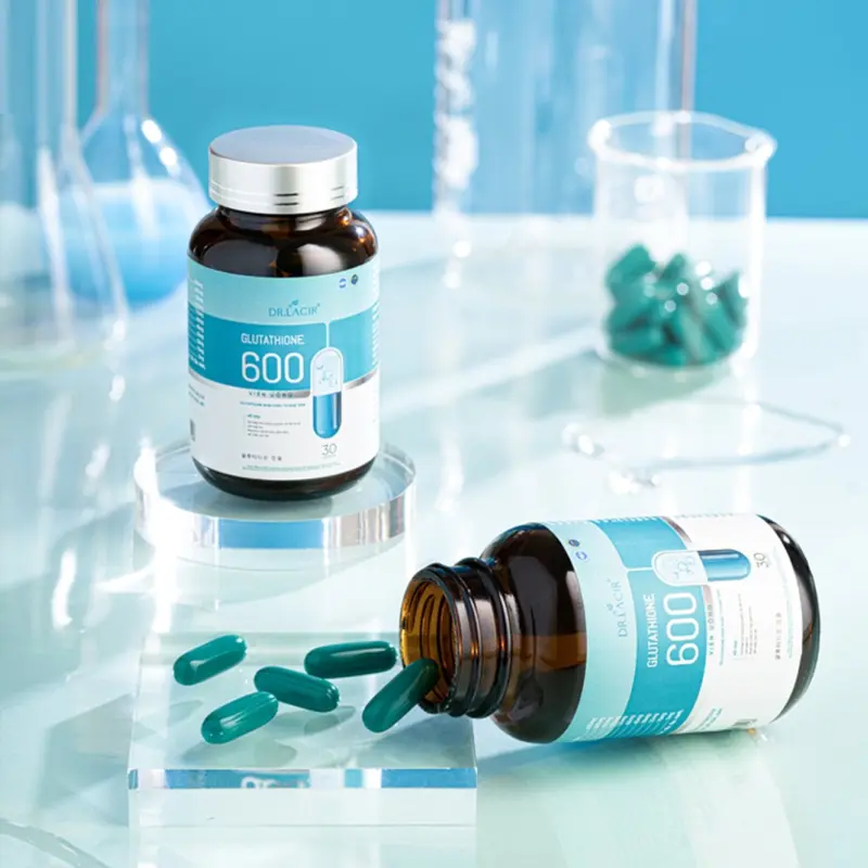 Viên Uống Nám Trắng Da Glutathione 600 Dr Lacir Chính Hãng Hạn Chế Lão Hoá Da, Nếp Nhăn, Tăng Nội Tiết Tố Nữ 6