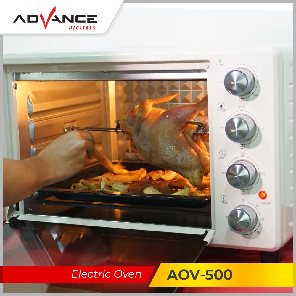 OVEN LISTRIK BESAR / KAPASITAS 33 LITER / OVEN SERBAGUNA/OVEN KUE ADVANCE AOV500 / OVEN ELEKTRIK ADVANCE AOV-500/ OVEN BAGUS