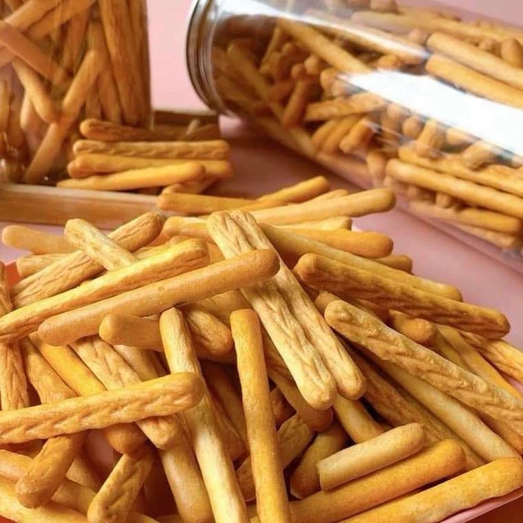  1Kg Bánh đũa Liên Hưng bánh quy đũa bơ sữa vị mặn Ăn Vặt Food Thức Ăn 