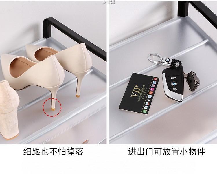Product Introduction of Xiaohongshu Shoe Rack Simple Multi-Layer Functional Assembly Folding Shoe Cabinet Home Dormitory Dustproof Multi-Functional Storage Shelf Factory 9