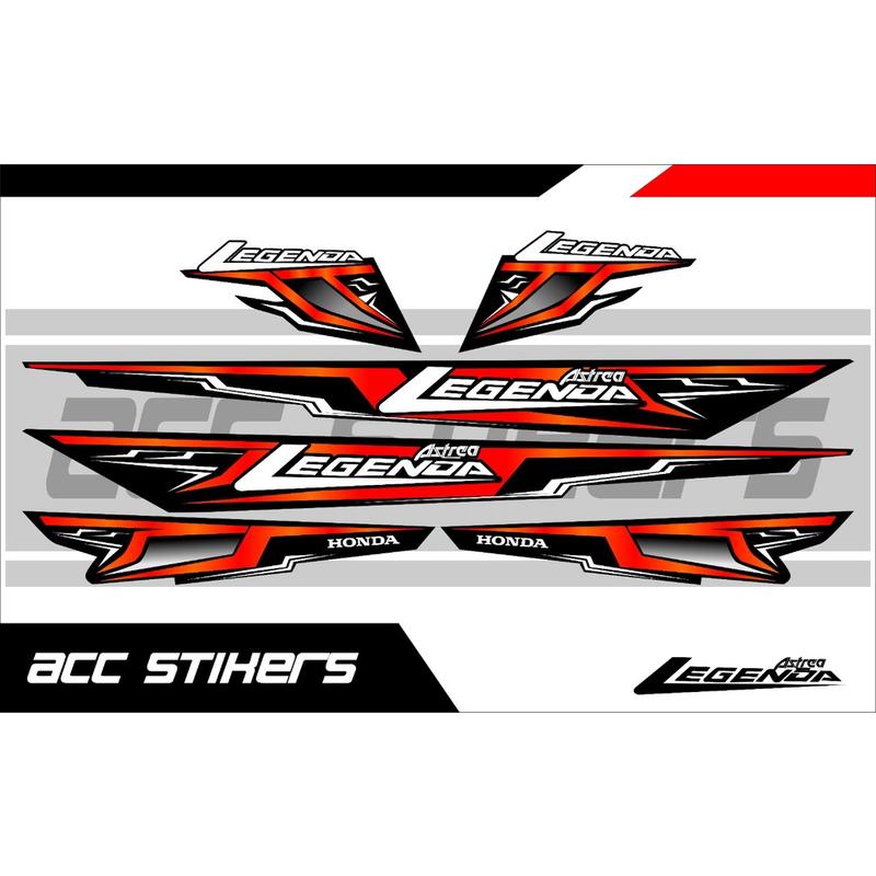 STRIPING ASTREA LEGENDA / IMPRESA / LEGENDA2 / VARIASI /ORI / STIKER/ STICKER ASTREA GRAND 2001-2005 1