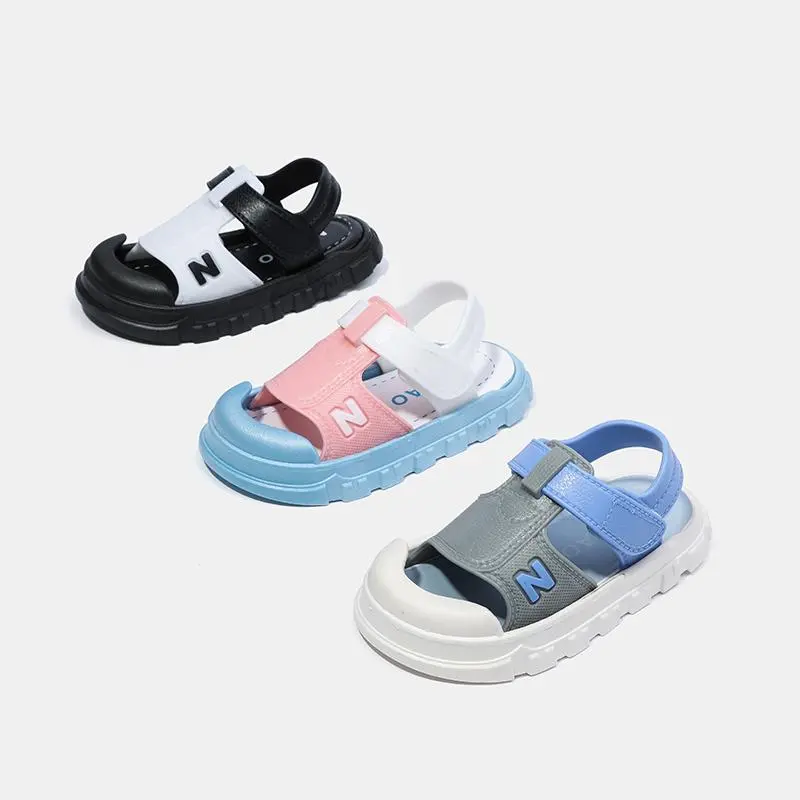 ZOOMKIDS YN-177 Sandal Anak Korean Style Fashion Balita Soft Premium Strap Velcro Mesh Breathable Versatile Sneakers Nyaman Di Pakai Elastis Lentur Rekomend Kids Fashion Unisex Perempuan laki laki 3 WARNA PINK BLACK WHITE