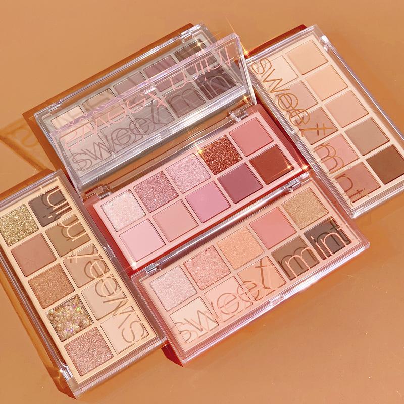 Product Introduction of Mắt nói lời chưa cần lời  Phủ bóng là tỏa sáng! Bảng phấn mắt nhũ kim tuyến Sweet Mint 10 ô, Phấn mắt 10 ô Sweet Mint lên tone màu cực đẹp siêu xinh bảng  ấm  mona nước  tẩy  trang  b5  son mi  giả  hoa  quỳ  tử  dino  215  biết romand  25 sonduongmoi 20
