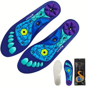 Plantillas Magnéticas de Acupresión, Plantillas de Acupresión para Mujeres Hombres, Alivio para Pies Dolorosos, Plantillas Ortopédicas para Mujeres y Hombres Alivian la Fatiga