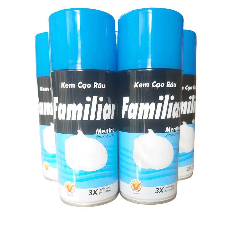  Bọt cạo râu Familiar 330g xanh dương - Giúp cạo râu dễ dàng hơn Tea 