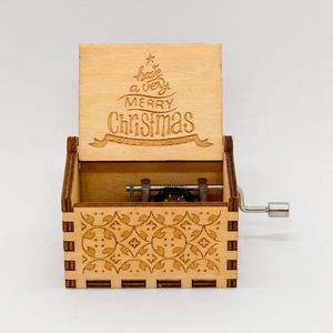 Hộp Nhạc Giáng Sinh, Thủ Công Bằng Gỗ, Có VIP, Bài Hát Lãng Mạn, Thích Hợp Để Trang Trí Gian Hàng, [Q-Men], Năm 2025