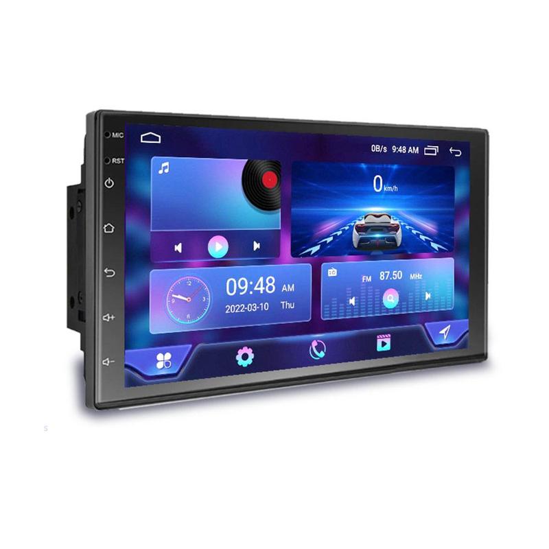 Car Multimedia Player, Universal LCD Touch Screen Car Radio, AI Auto Stereo Car Electronics Support Video Output, Stocking Fillers Gift 0